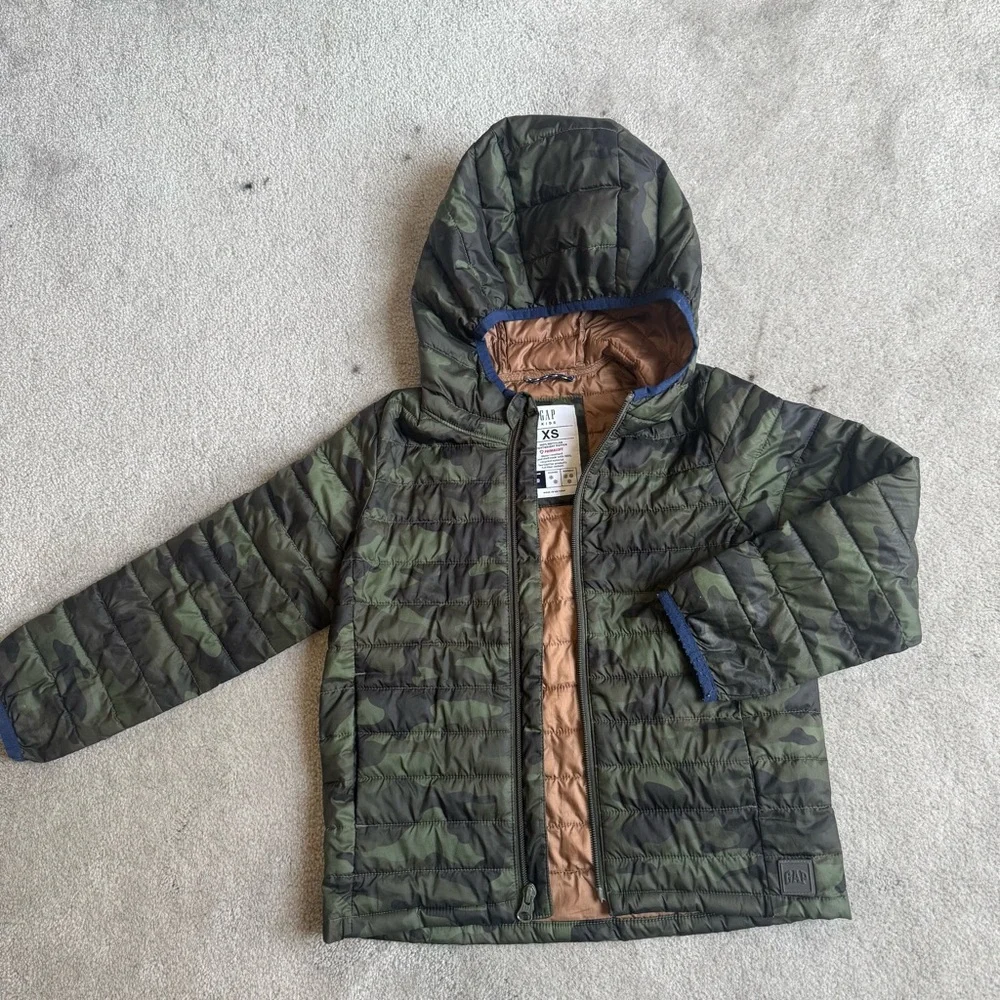 GAP Kids ColdControl Camo Puffer Jacket – XS (4/5)